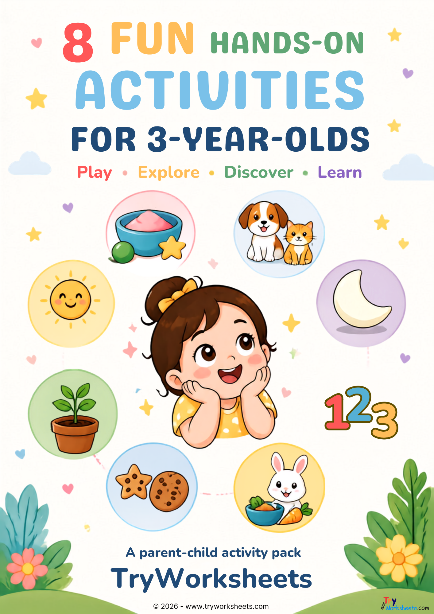 8 Fun Hands-On Activities for 3-Year-Olds - TryWorksheets