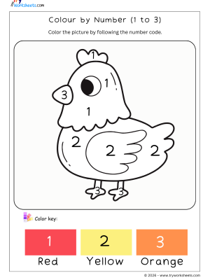 Colour-by-Number-1-to-3