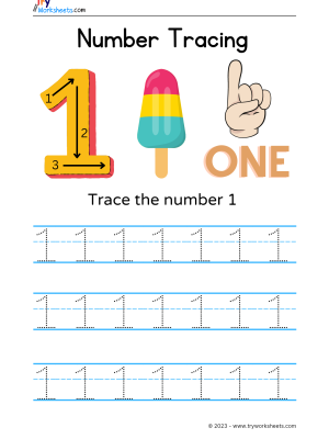 Number-1-Tracing