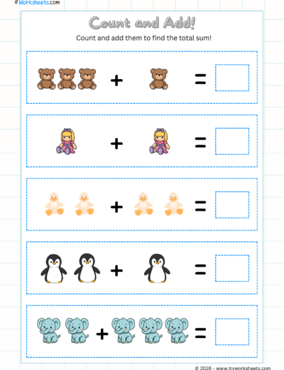UKG Addition Worksheets – Free Printable Addition Worksheets