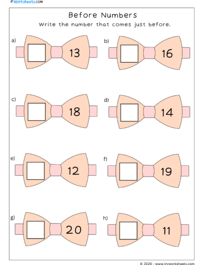 Learning Numbers 11 to 25