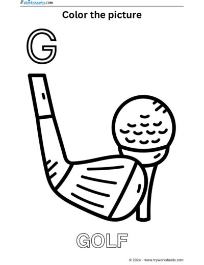Color the Picture – G