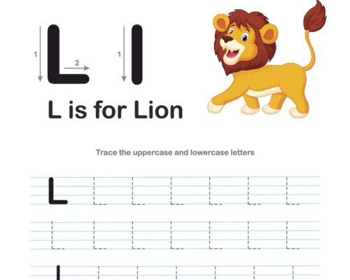 Tracing  Letter – L