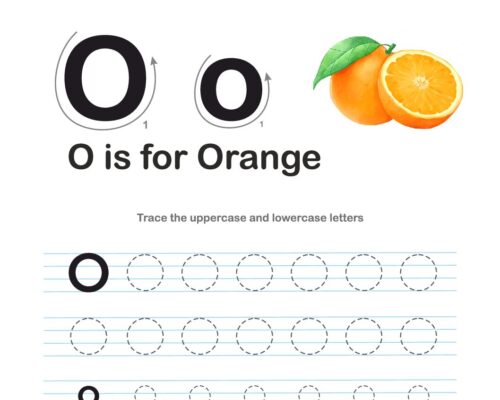 Tracing  Letter – O