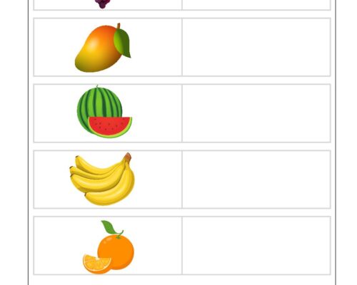 Tamil Grade 1 Fruits (பழங்கள்)