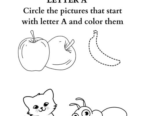 Letter Coloring – A