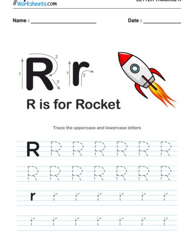 Tracing  Letter – R
