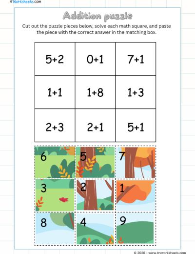 UKG Addition Worksheets – Free Printable Addition Worksheets
