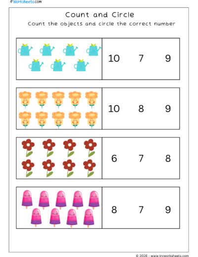 Count and Circle -(6-10)