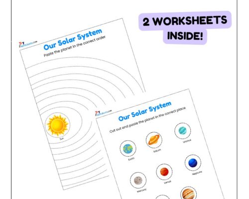 Science Activity Worksheets – Solar System | Cut & Paste for Kids