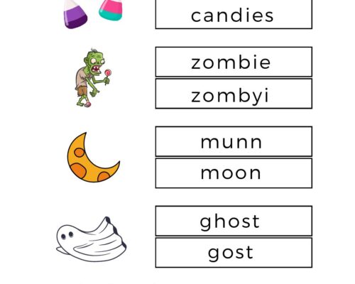 Halloween spellings