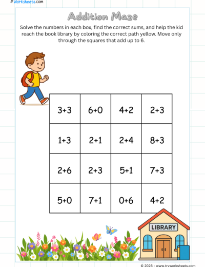 UKG Addition Worksheets – Free Printable Addition Worksheets