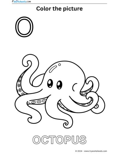 Color the Picture – O