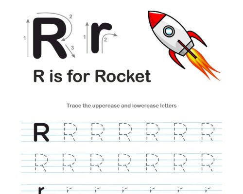 Tracing  Letter – R