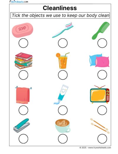 Science Grade 3 Worksheet – Cleanliness