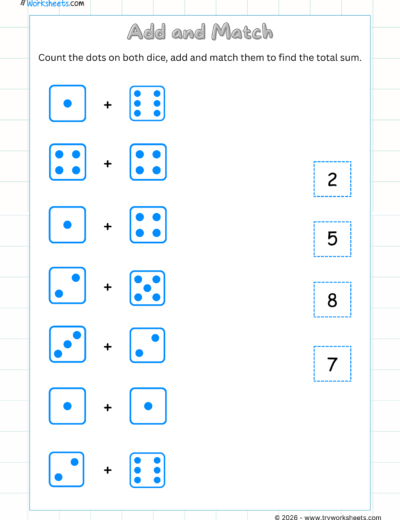 UKG Addition Worksheets – Free Printable Addition Worksheets