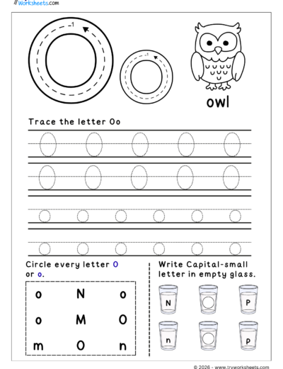 English Letter Tracing Worksheets – A to Z Printable Practice