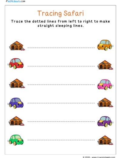 Pre-Writing Strokes Worksheets