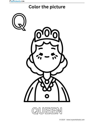 Color the Picture – Q