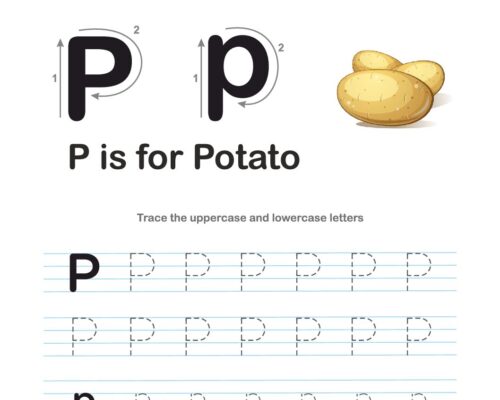 Tracing  Letter – P