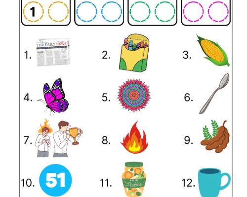 Hindi Worksheets – Identifying Swar 4