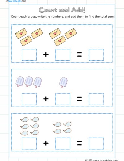 UKG Addition Worksheets – Free Printable Addition Worksheets