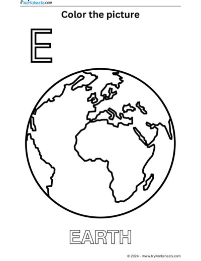 Color the Picture – E
