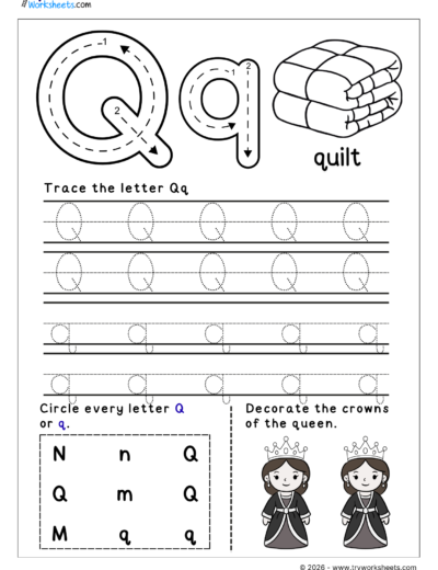 English Letter Tracing Worksheets – A to Z Printable Practice