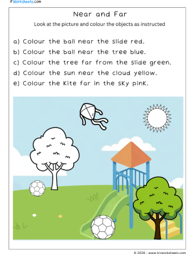 Near and Far: Learning Distance Words for Kindergarten