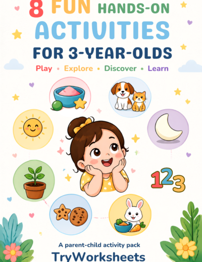 8 Fun Hands-On Activities for 3-Year-Olds | Preschool Worksheets