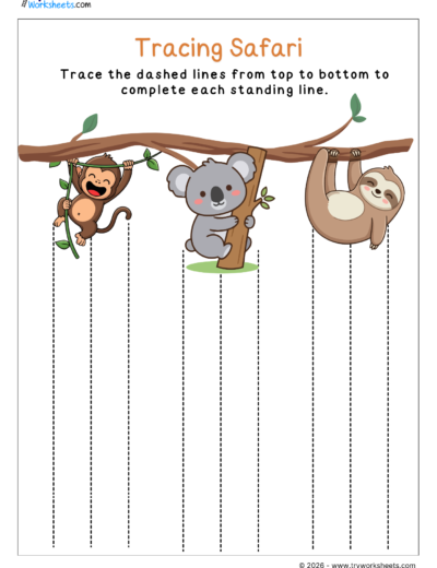 Pre-Writing Strokes Worksheets