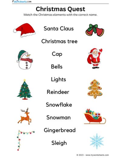 Match it – Christmas