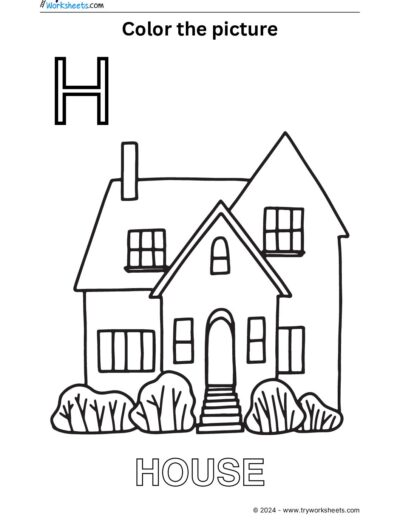 Color the Picture – H