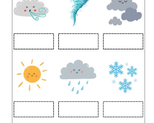 Science Grade 3 Worksheets – Types of weather