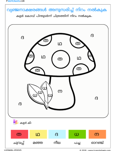 Malayalam Consonants Worksheets – Fun Activities & Practice Sheets