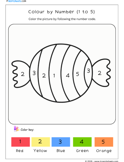 Color by Number Worksheets for Kids | Free Math Worksheets