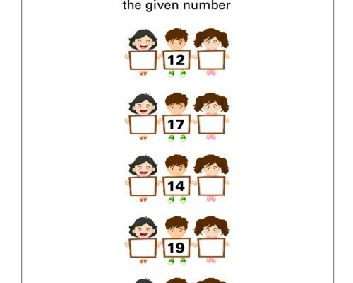 Math – Grade 1: Before and After Numbers Worksheet