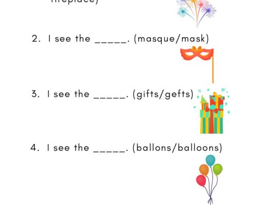 New Year – Complete the sentences