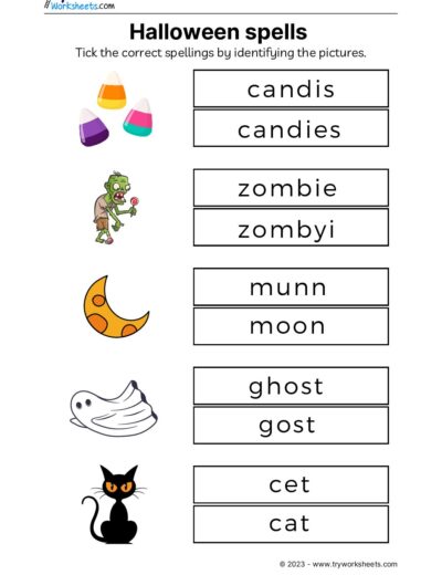 Halloween spellings
