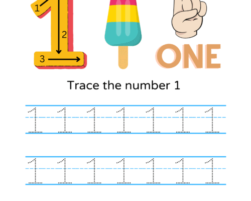 Number-1-Tracing