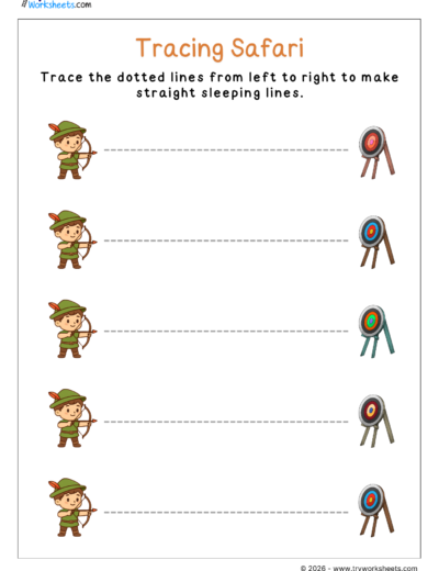 Pre-Writing Strokes Worksheets