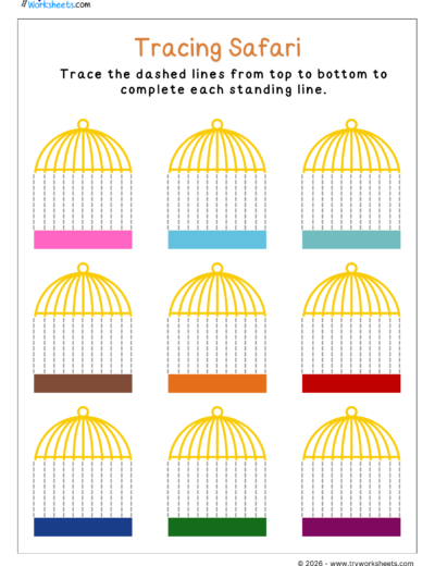 Pre-Writing Strokes Worksheets