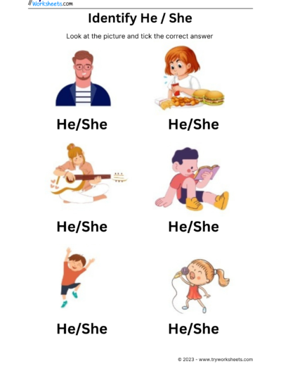 Identify He or She