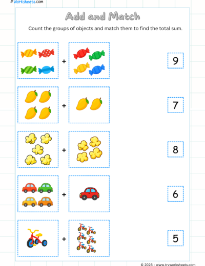 UKG Addition Worksheets – Free Printable Addition Worksheets