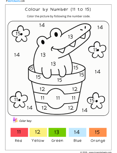 Color by Number Worksheets for Kids | Free Math Worksheets