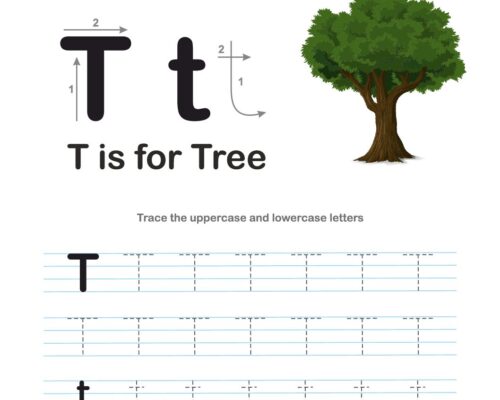 Tracing  Letter – T