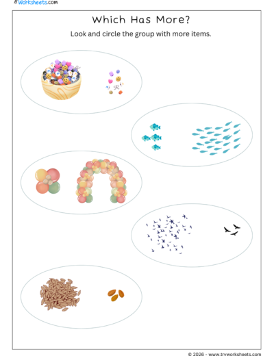 Comparing Numbers – Which Has More?