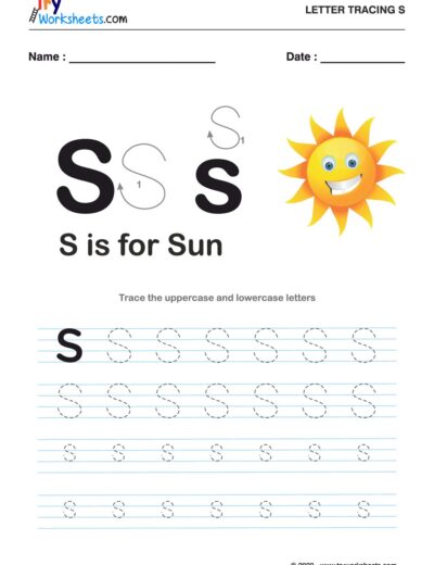 Tracing  Letter – S