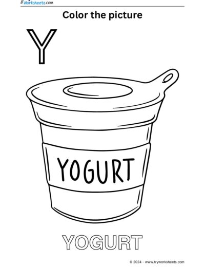 Color the Picture – Y