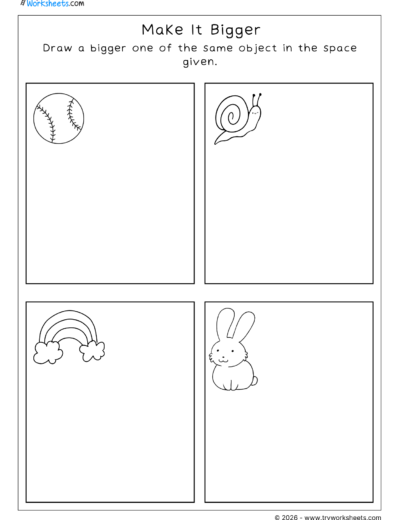 Big or Small Worksheets for Kids | Math Worksheets